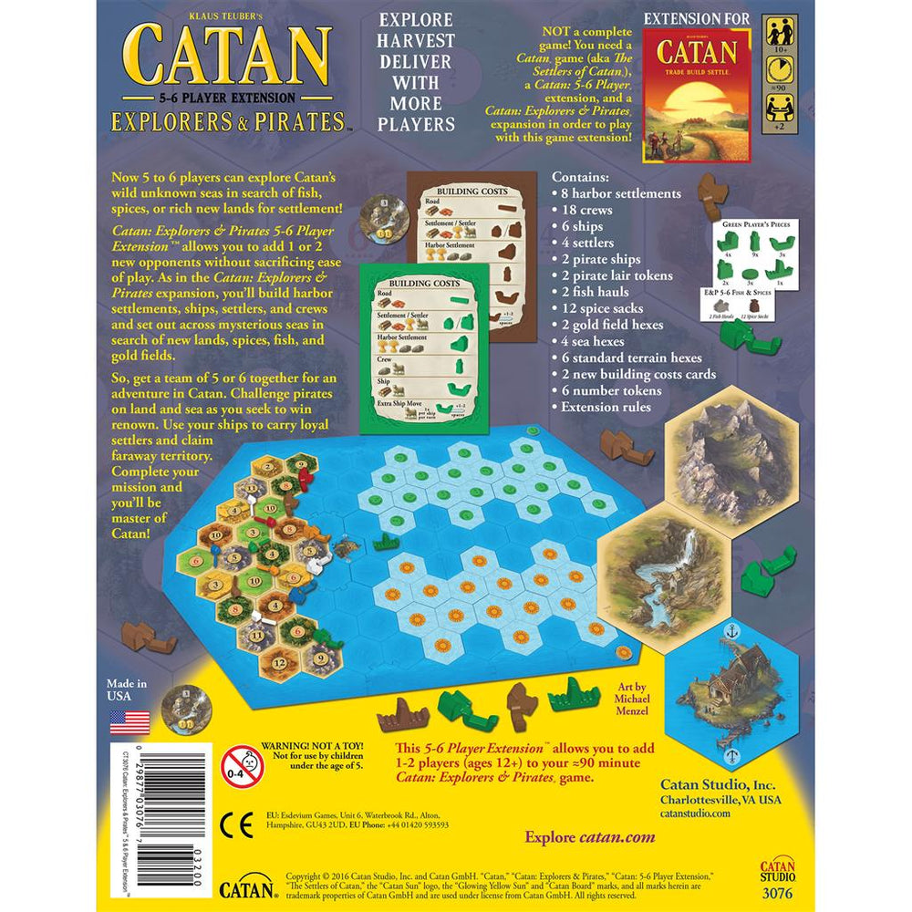 Catan Ext: Explorers and Pirates 5-6 Player