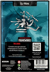 D&D Frameworks: Wave 1: Elf Monk Male- Unpainted and Unassembled