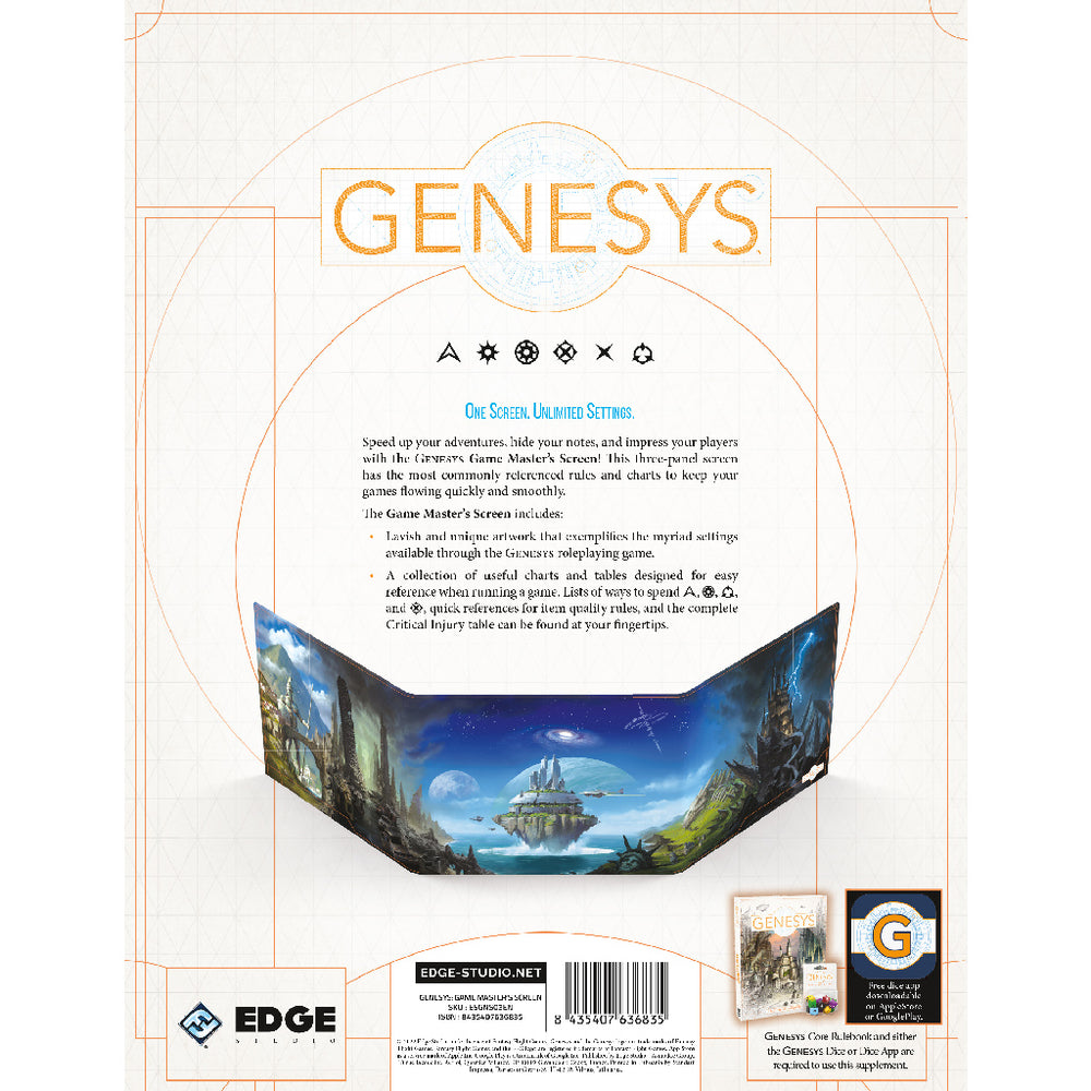 Genesys Game Master's Screen