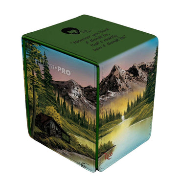 Deckbox: Alcove Flip 100+- Bob Ross Mountain Retreat