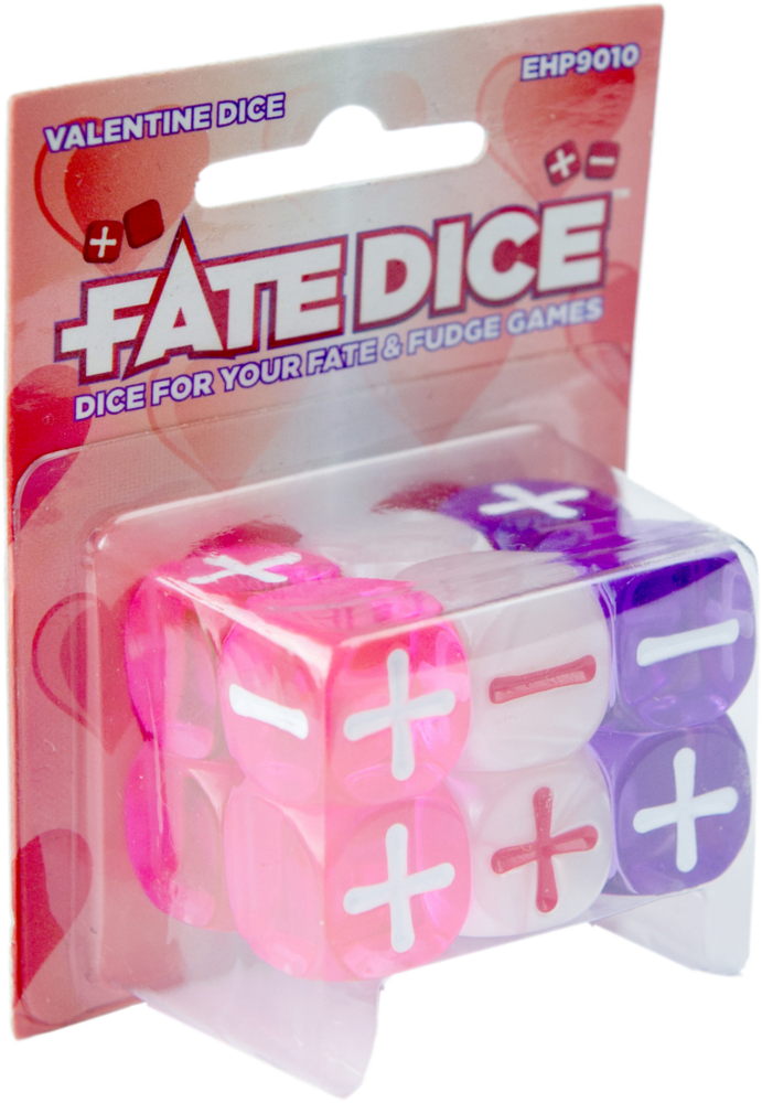 Fate Core RPG DIce Valentine
