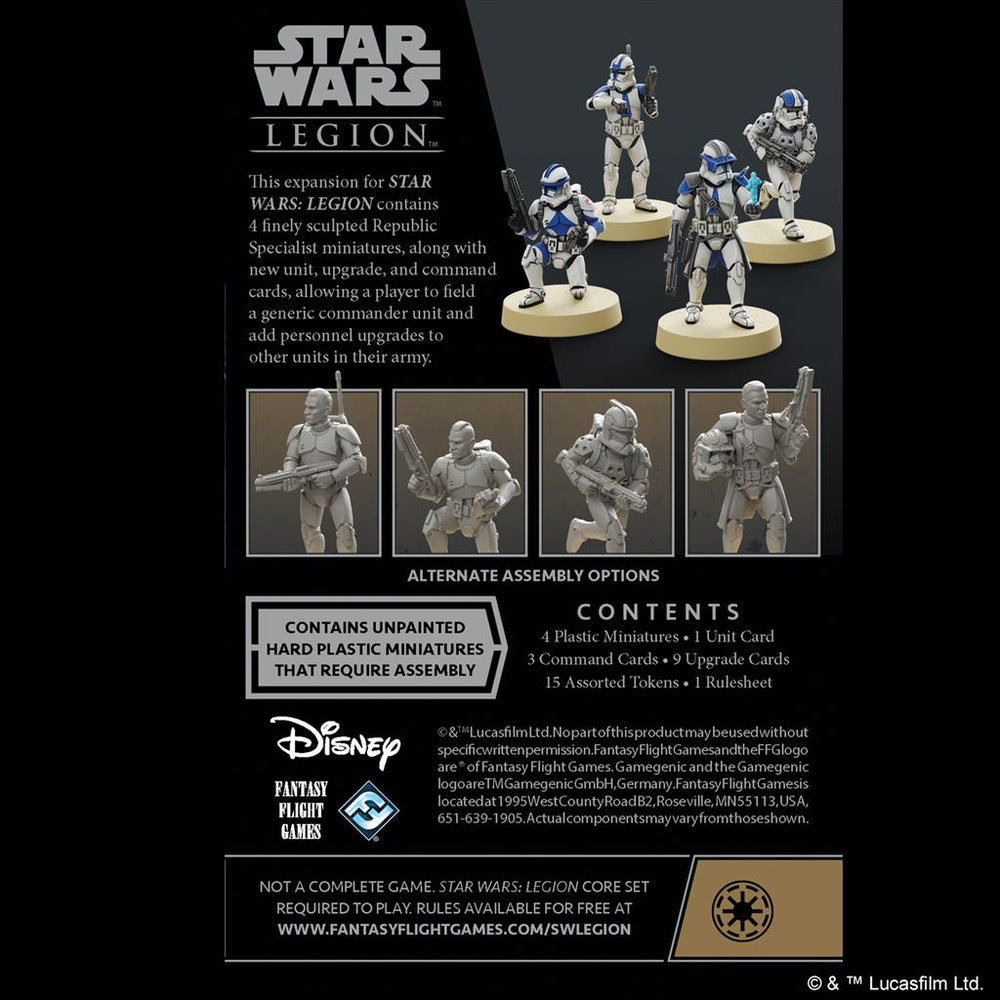 Star Wars: Legion: Republic Specialists Personnel