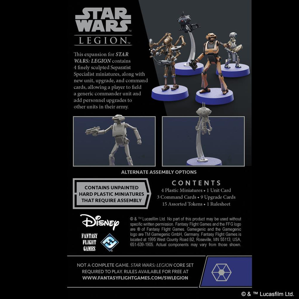 Star Wars: Legion: Separatist Specialist Personnel