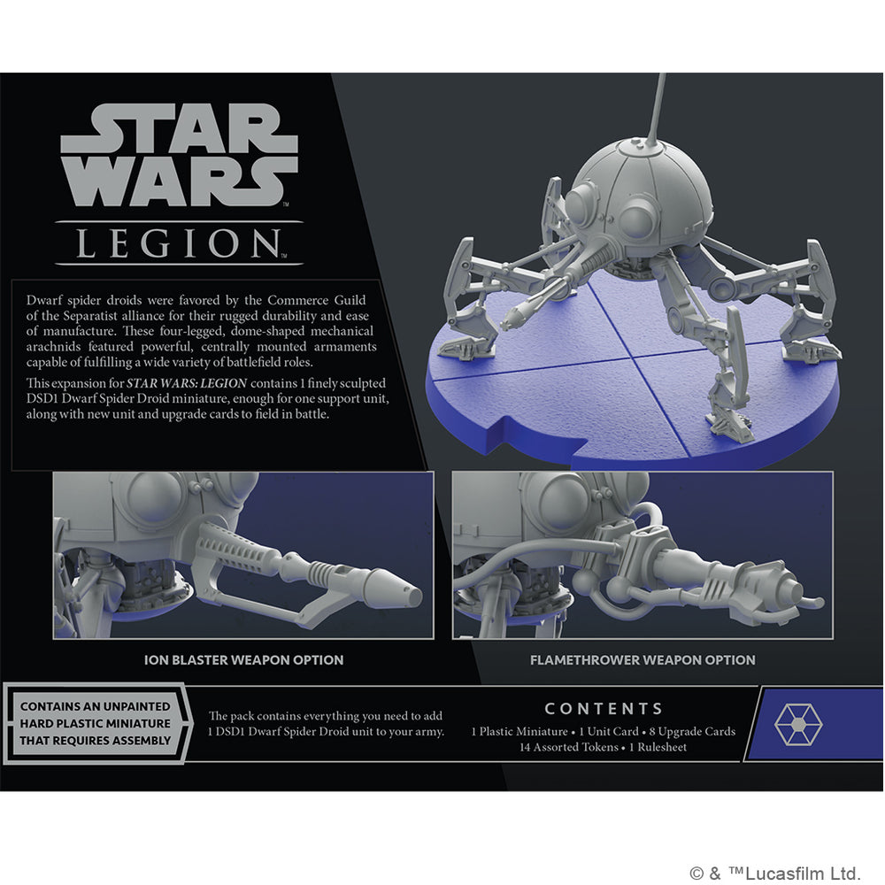 Star Wars: Legion: DSD1 Dwarf Spider Droid Unit Expansion