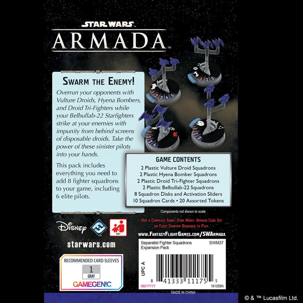 Star Wars: Armada: Separatist Fighter Squadrons