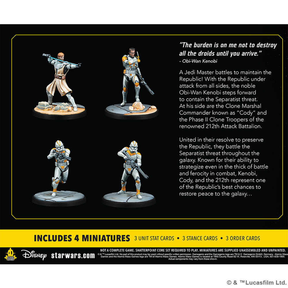 Star Wars: Shatterpoint - Hello There: General Obi- Wan Kenobi Squad Pack