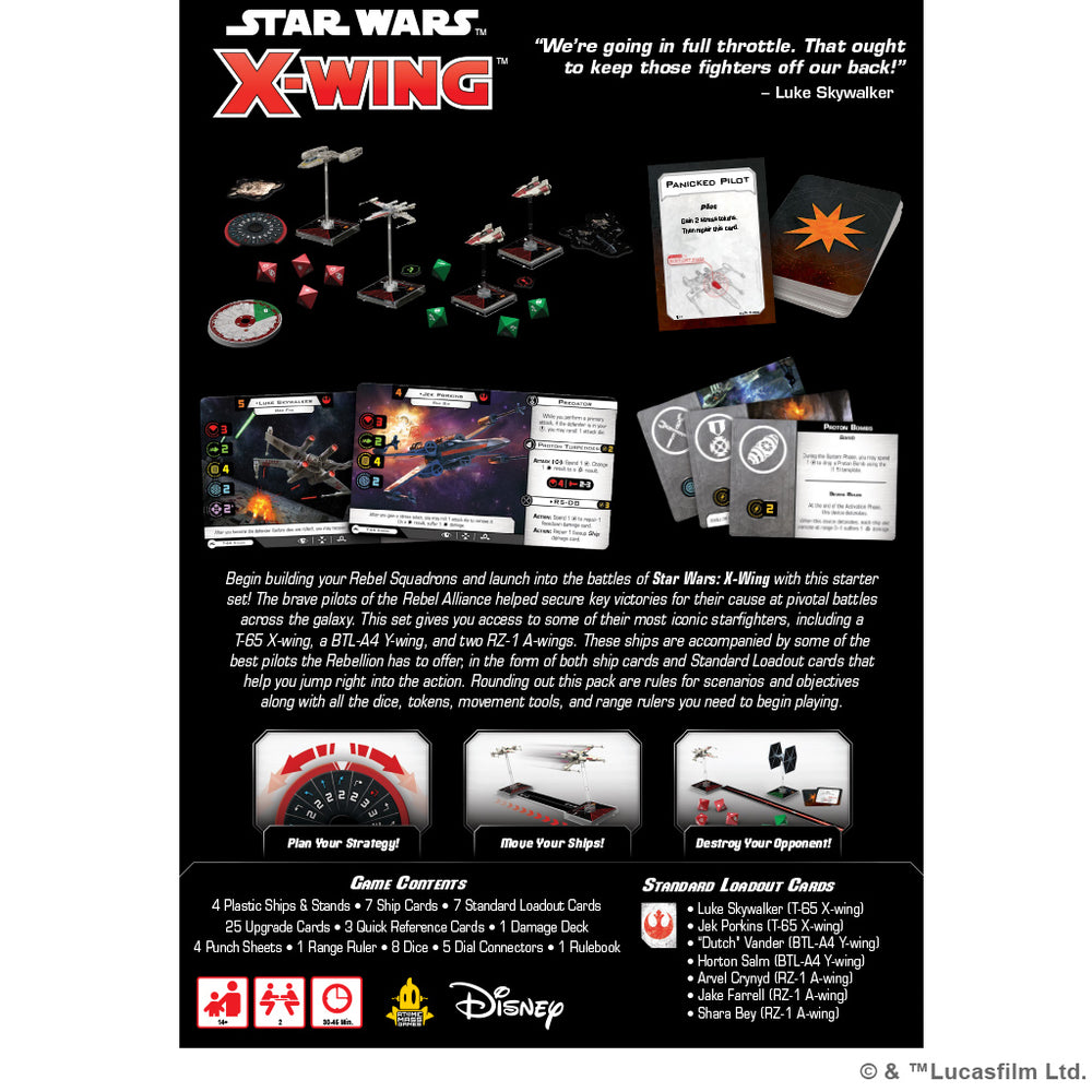 X-Wing Rebel Alliance Squadron Starter Pack