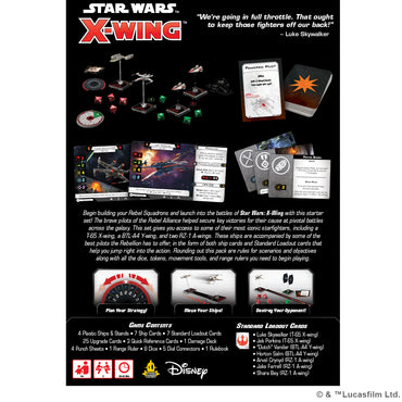X-Wing Rebel Alliance Squadron Starter Pack