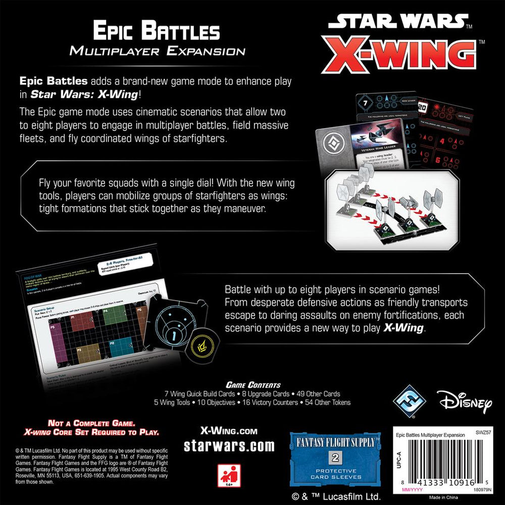 X-Wing 2nd Ed: Epic Battles Multiplayer Expansion