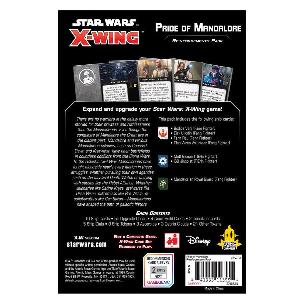 X-Wing 2nd Ed: Pride of Mandalore
