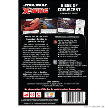 X-Wing 2nd Ed: Siege of Coruscant Battle Pack