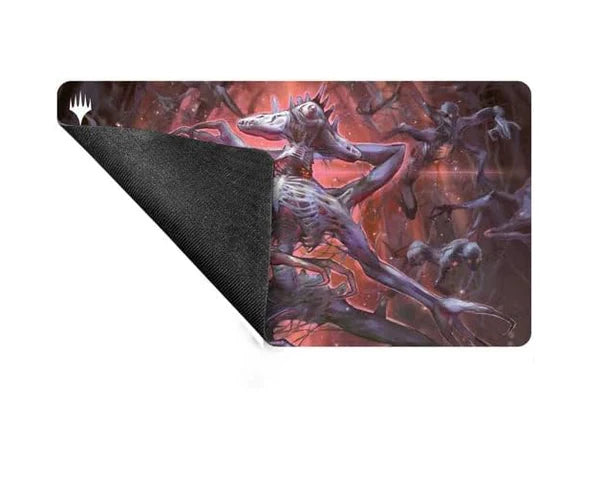 Playmat: MTG Duskmourn - Mythic Cycle Black