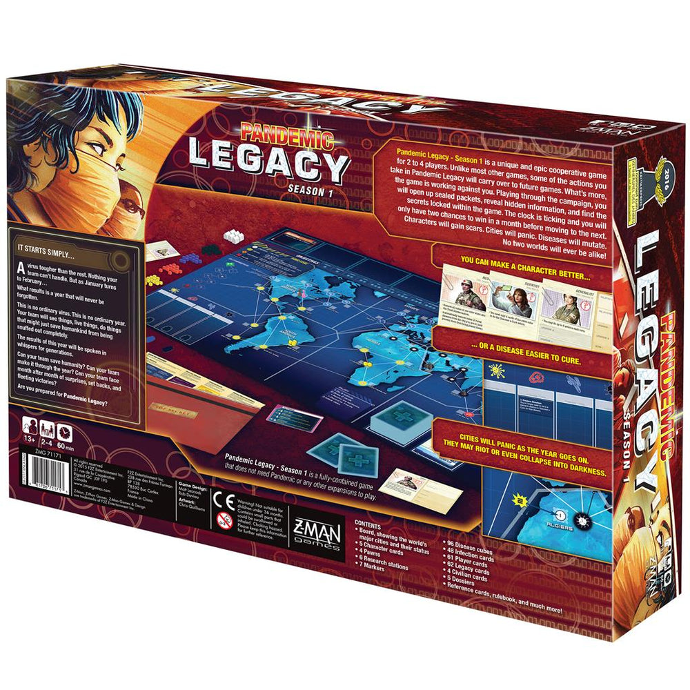 Pandemic: Legacy Season 1 (Red Edition)