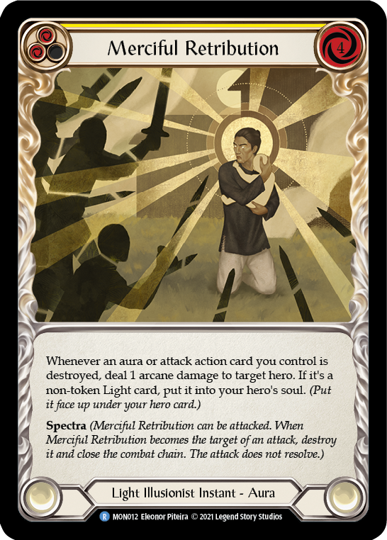 Merciful Retribution [MON012-RF] (Monarch)  1st Edition Rainbow Foil