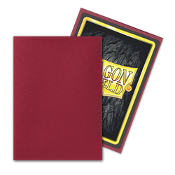 Dragon Shield: Standard 100ct Sleeves - Blood Red (Matte)