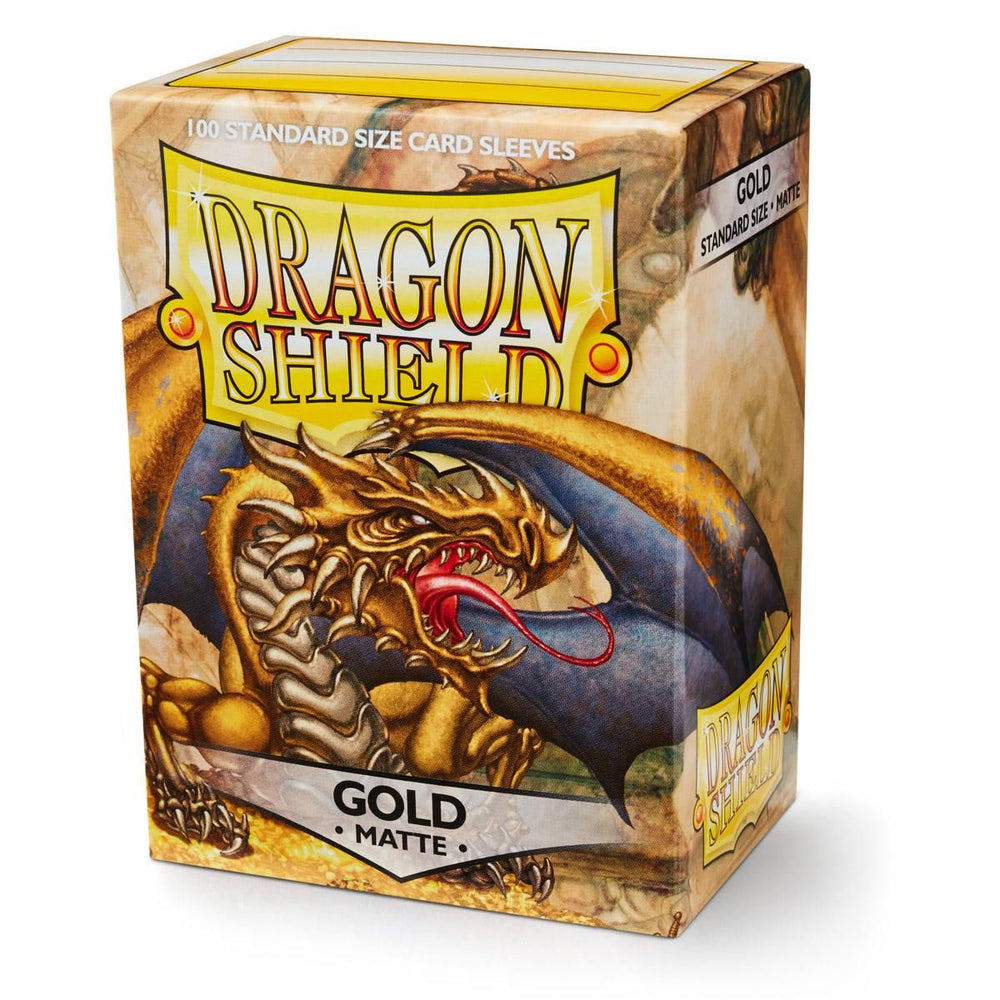 Dragon Shield: Standard 100ct Sleeves - Gold (Matte)