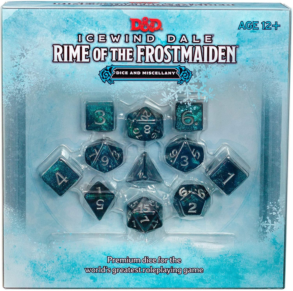 D&D Dungeons & Dragons Icewind Dale Rime of the Frostmaiden Dice and Misecellany