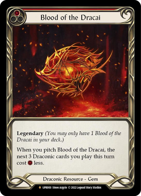 Blood of the Dracai [UPR000] (Uprising) Cold Foil