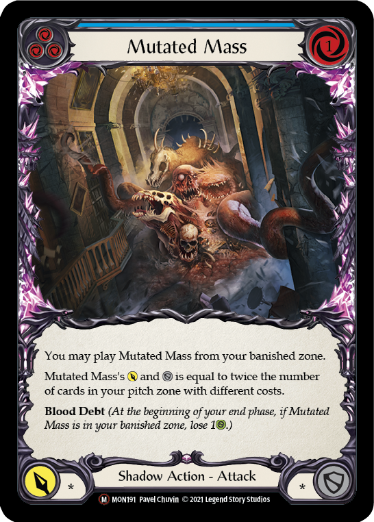 Mutated Mass [U-MON191-RF] (Monarch Unlimited)  Unlimited Rainbow Foil