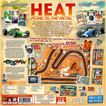 Heat: Pedal to the Metal - Board Game