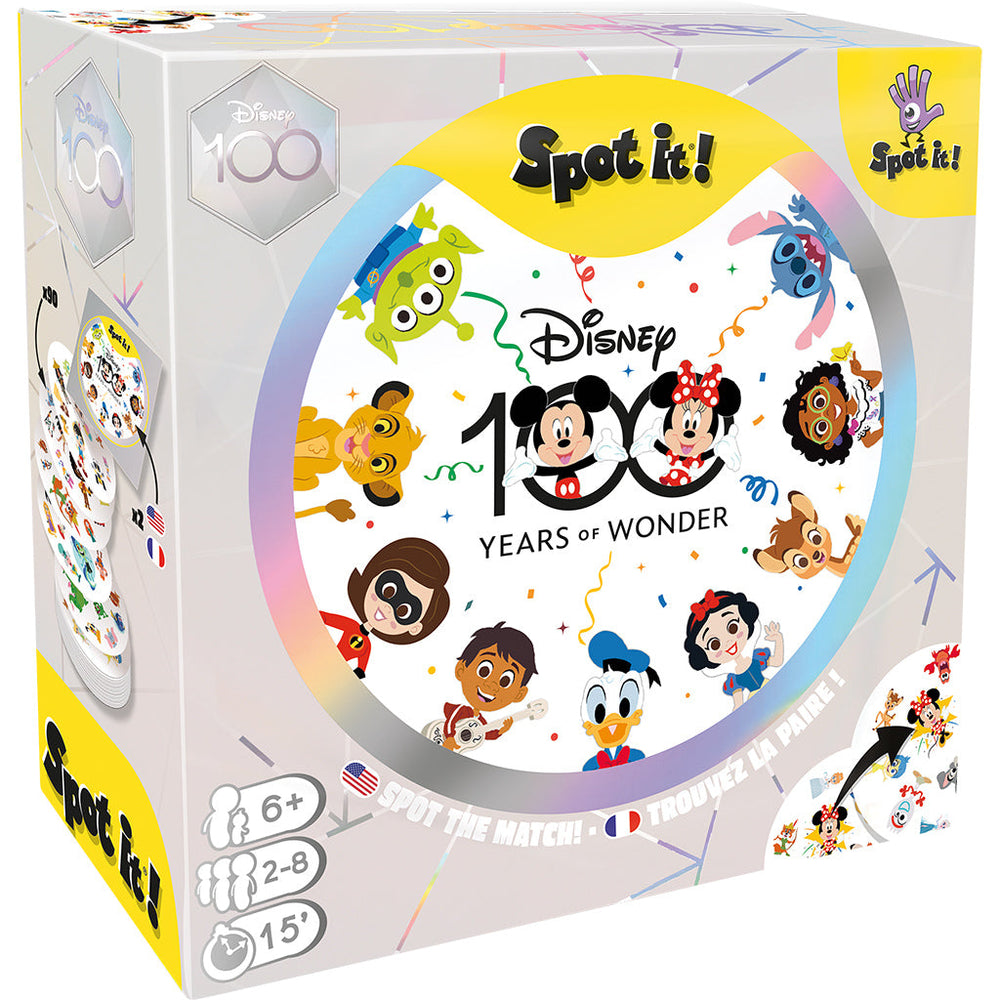 Spot It! Disney 100th Anniversary - Board Game
