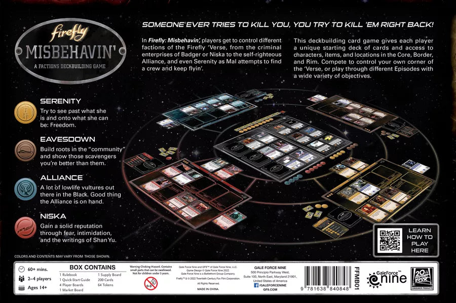 Firefly - Misbehavin' - Board Game