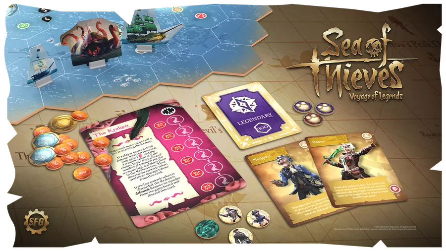 Sea of Thieves: Voyage of Legends - Board Game